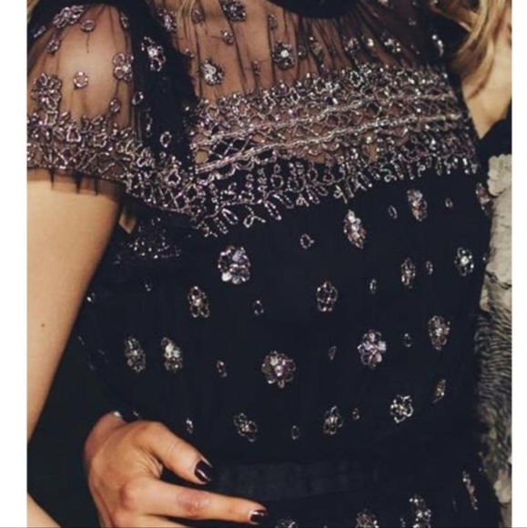 BHLDN Needle & Thread Gown fits size US  2 $769 - Picture 9 of 12